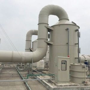 Tháp hấp thụ bằng nhựa