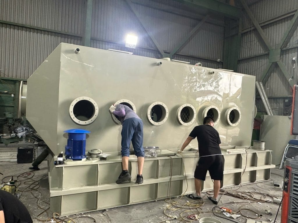 Tháp hấp thụ than hoạt tính