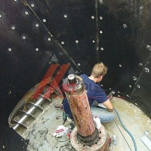 Lót nhựa UHMW PE cho silo chứa than