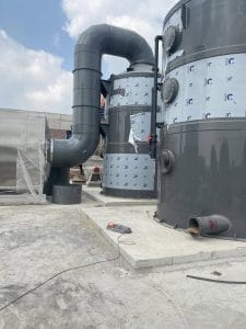 Bảo trì và vệ sinh tháp hấp thụ