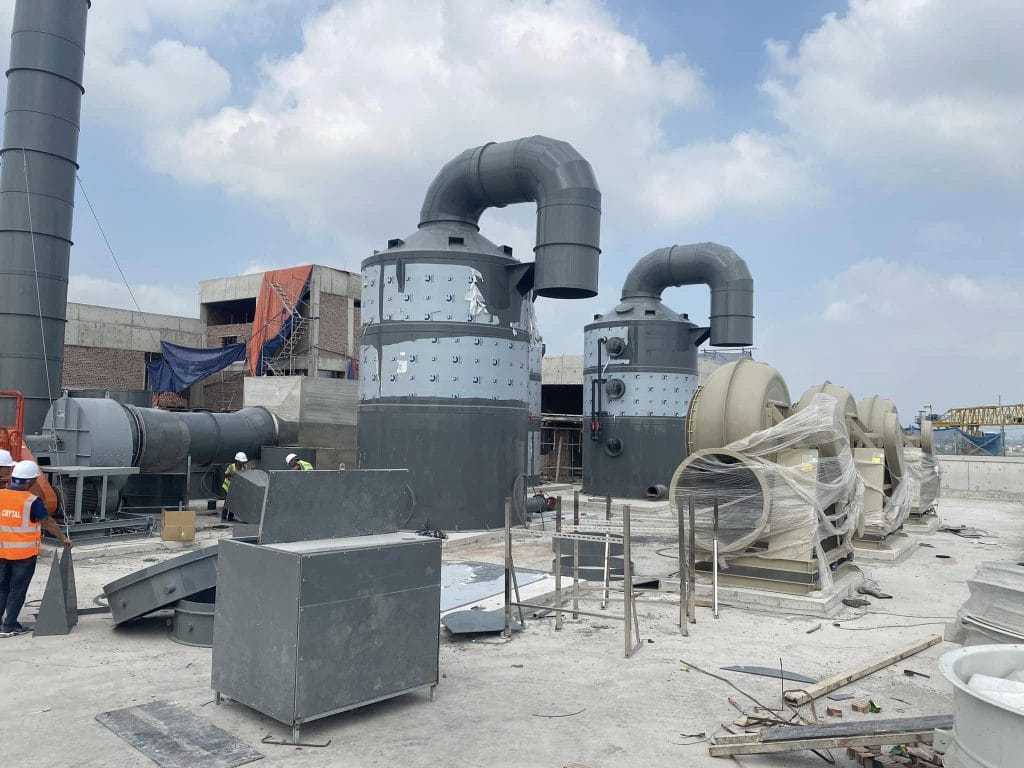 Đầu tư tháp hấp thụ