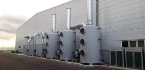 Tháp hấp thụ phổ biến