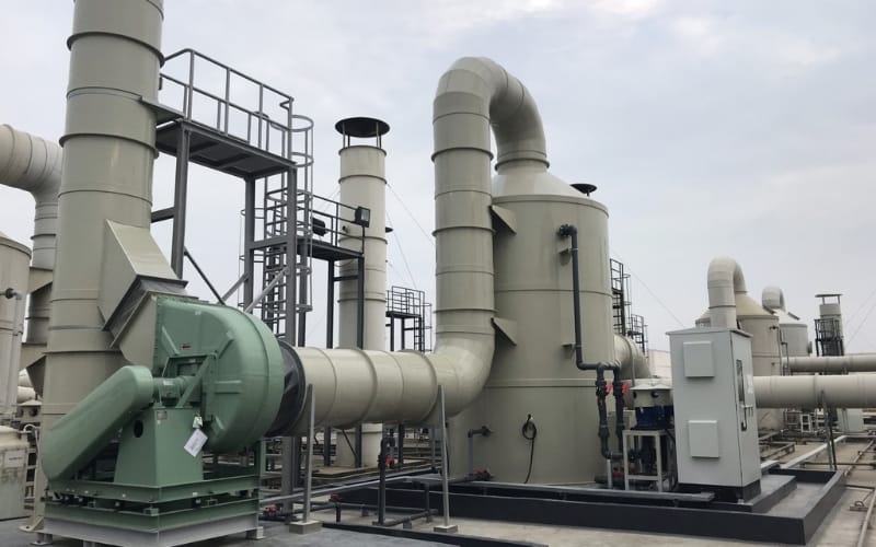 Tháp hấp thụ và tháp hấp phụ